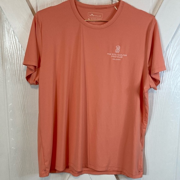 Peter Millar Pink and Orange Casual T-Shirt - Picture 1 of 6